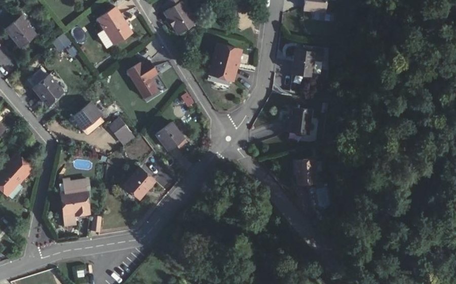 Vue aérienne du Mini-giratoire n°1829493384