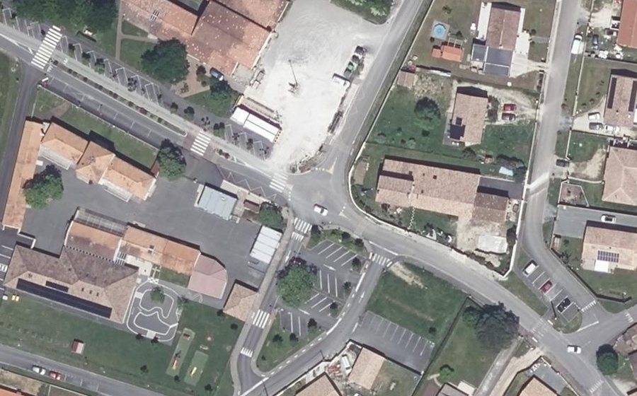 Vue aérienne du Mini-giratoire n°1829787419