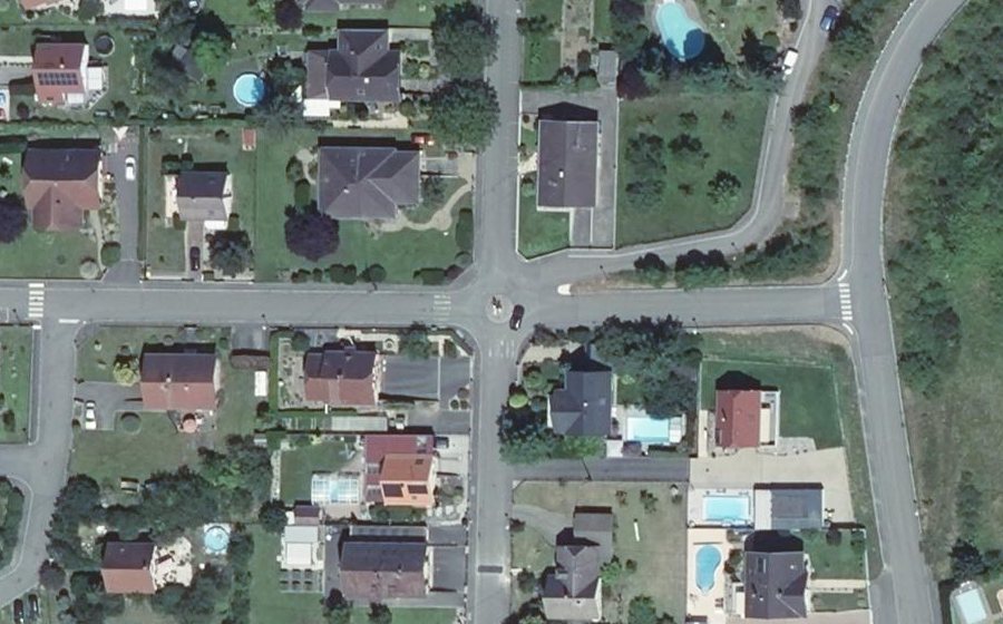 Vue aérienne du Mini-giratoire n°1831968165