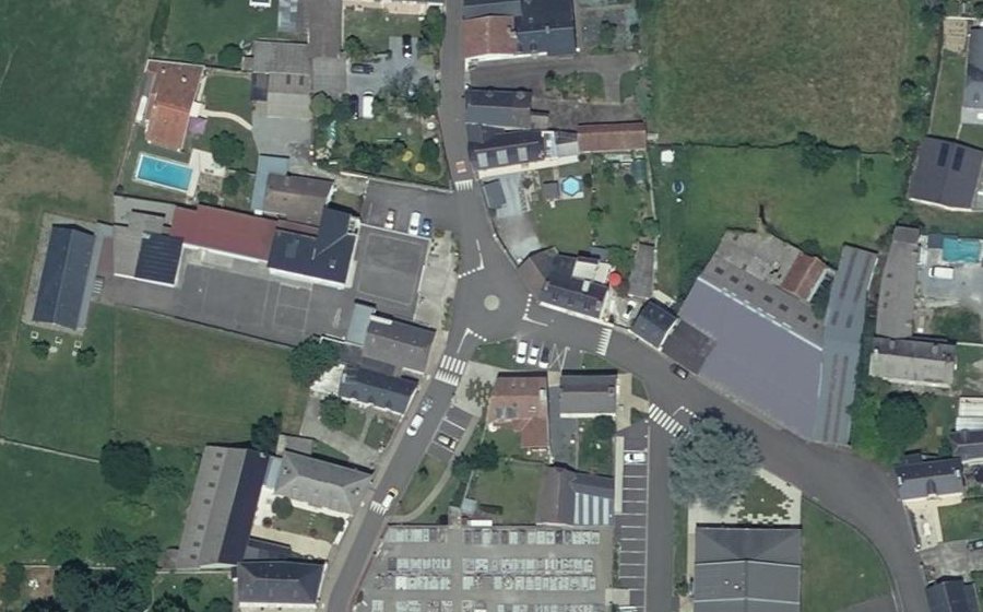 Vue aérienne du Mini-giratoire n°1832463128