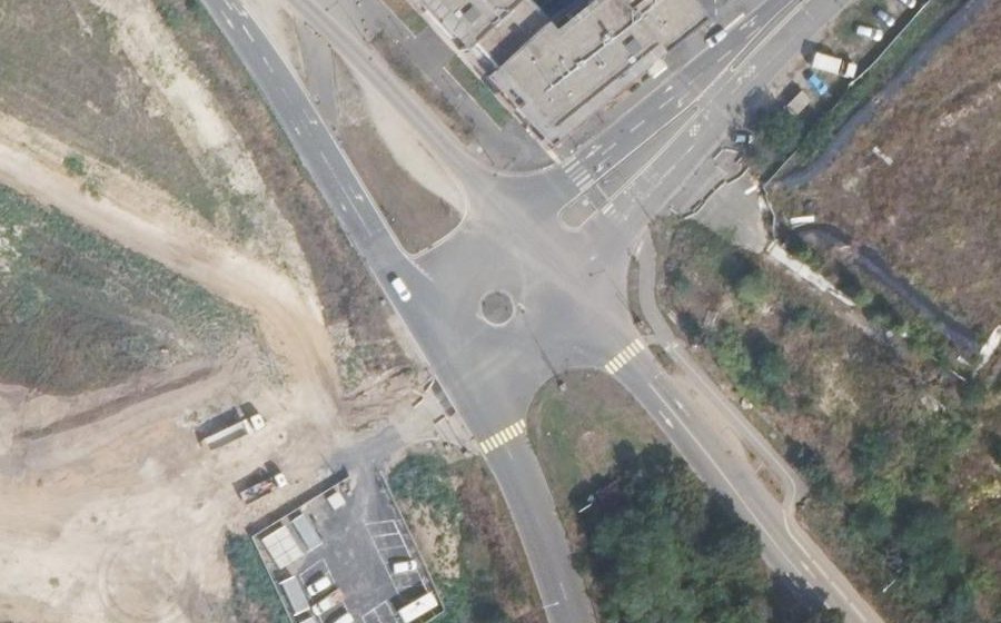 Vue aérienne du Mini-giratoire n°1832820592
