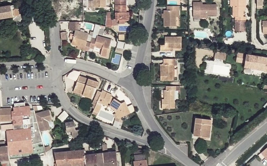 Vue aérienne du Mini-giratoire n°1832874008