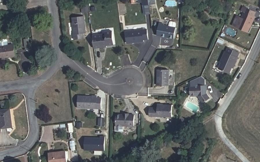 Vue aérienne du Mini-giratoire n°1834101108