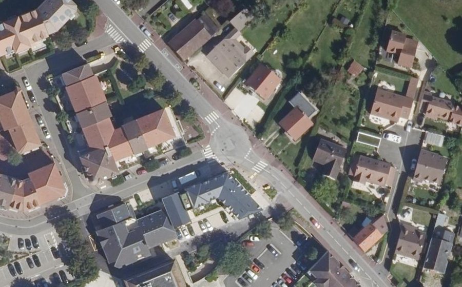Vue aérienne du Mini-giratoire n°1835927572