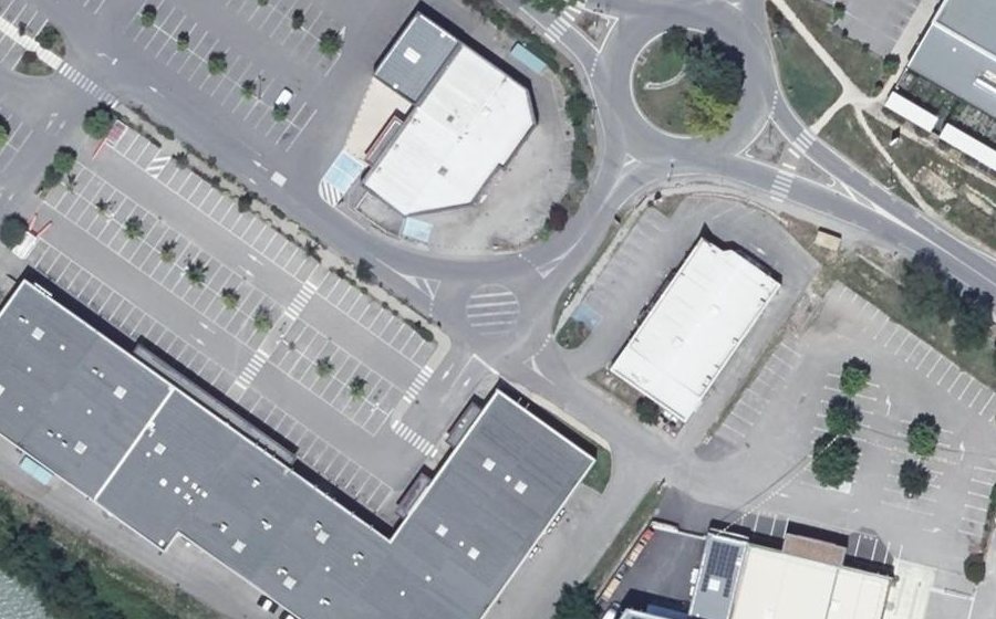 Vue aérienne du Mini-giratoire n°1837791564