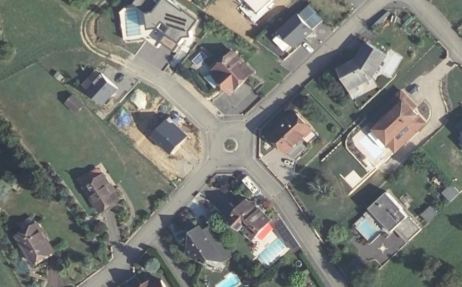 Vue aérienne du Mini-giratoire n°1838681169