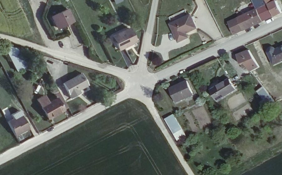 Vue aérienne du Mini-giratoire n°1838778988