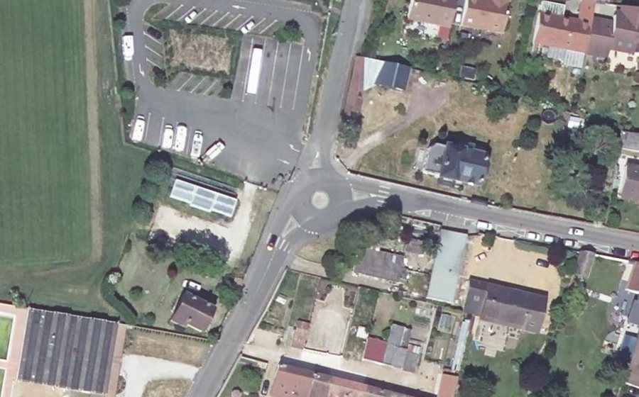 Vue aérienne du Mini-giratoire n°1840534333