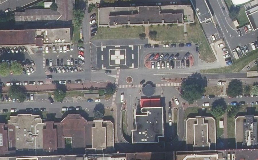 Vue aérienne du Mini-giratoire n°1840565576