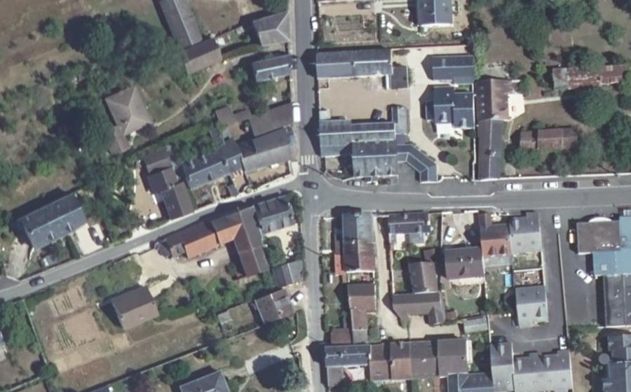 Vue aérienne du Mini-giratoire n°1840903401