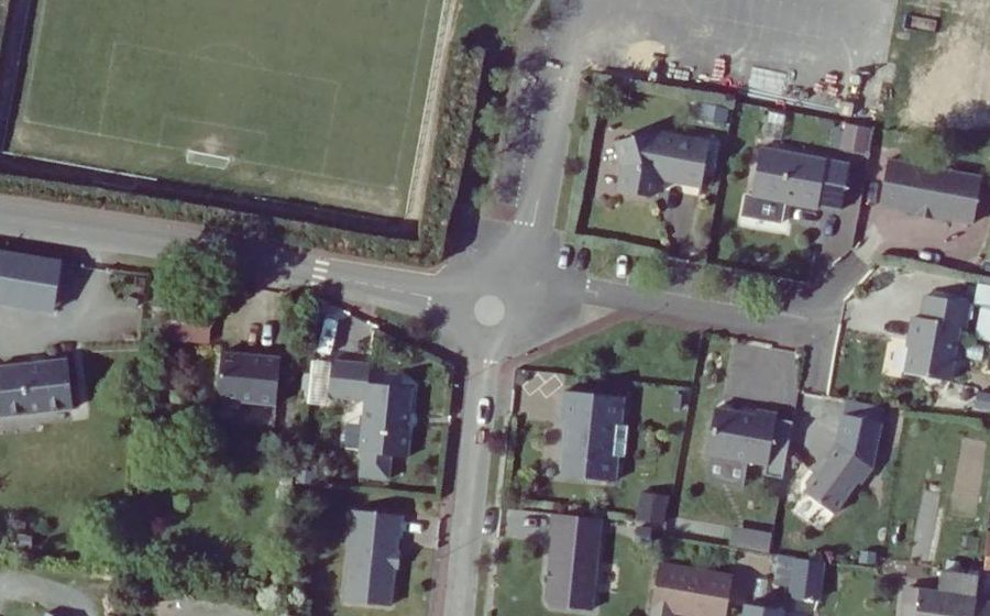 Vue aérienne du Mini-giratoire n°1842660596