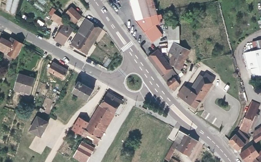 Vue aérienne du Mini-giratoire n°1844754491