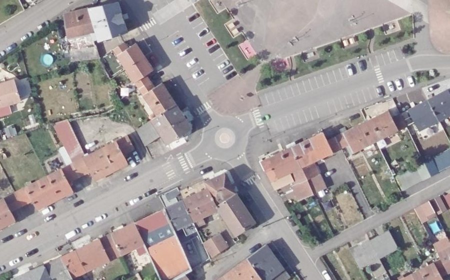 Vue aérienne du Mini-giratoire n°1852982692