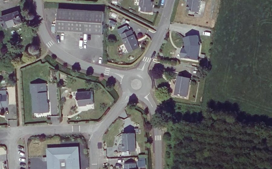 Vue aérienne du Mini-giratoire n°1853298384