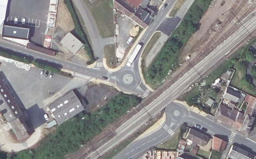 Vue aérienne du Mini-giratoire n°1853331687
