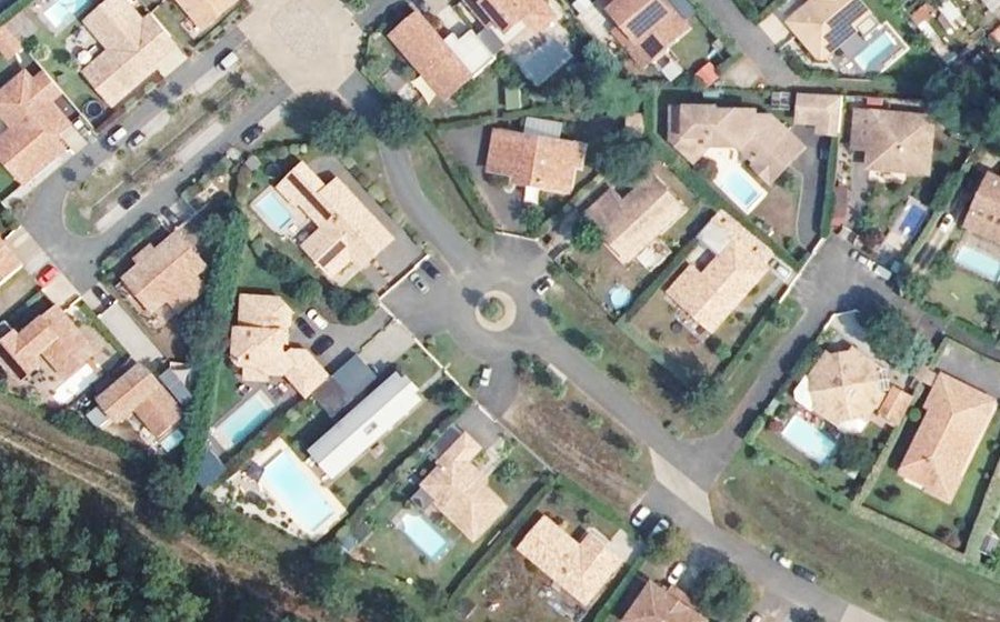 Vue aérienne du Mini-giratoire n°1855004003