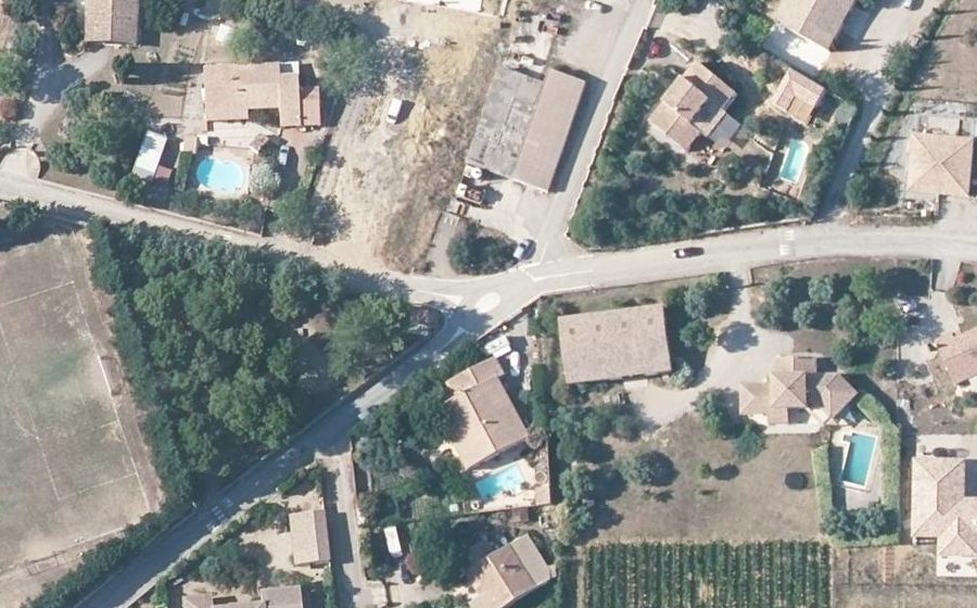 Vue aérienne du Mini-giratoire n°1859315749