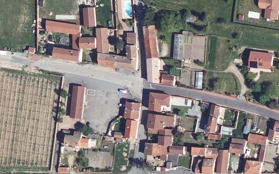 Vue aérienne du Mini-giratoire n°1860161595