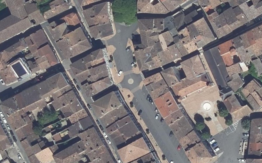 Vue aérienne du Mini-giratoire n°1863098289