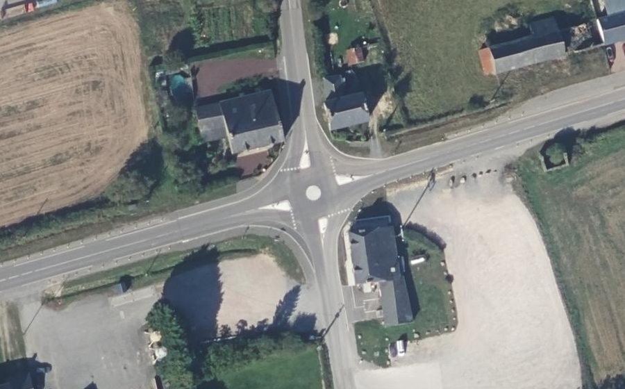 Vue aérienne du Mini-giratoire n°1863662214