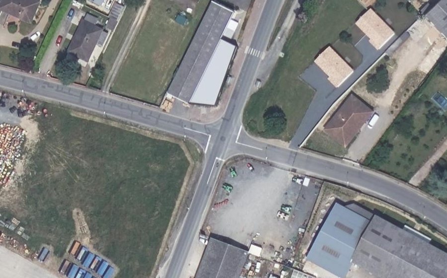 Vue aérienne du Mini-giratoire n°1866978092