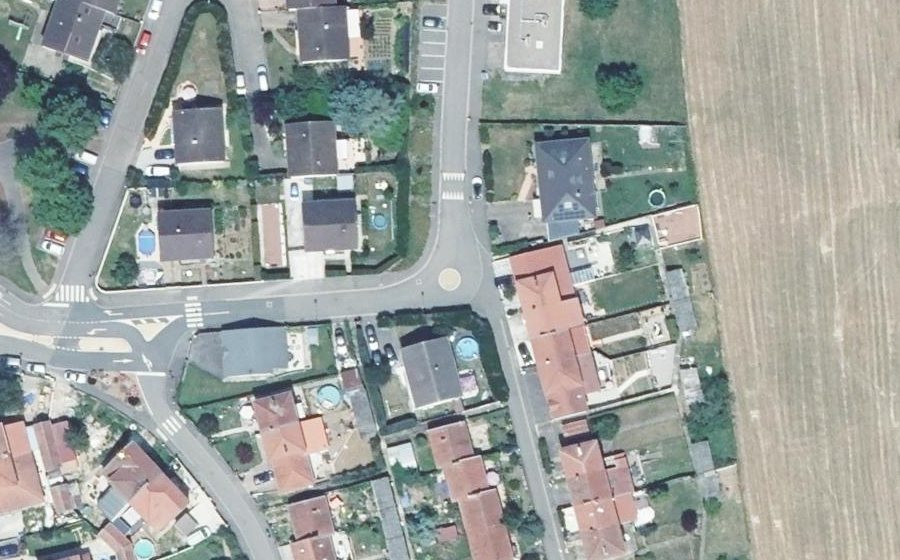 Vue aérienne du Mini-giratoire n°1867160216