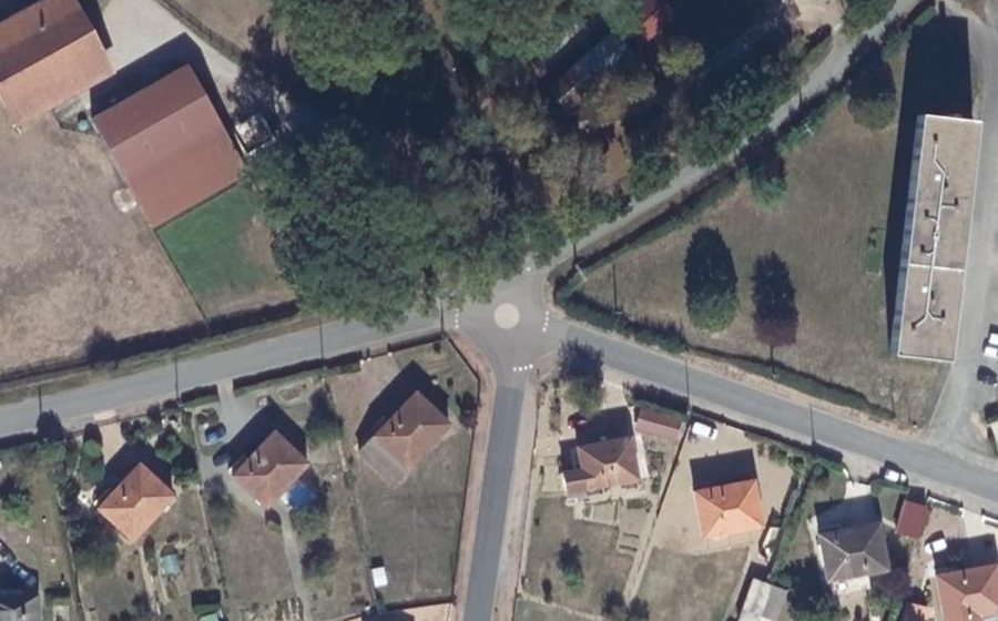 Vue aérienne du Mini-giratoire n°1867639390