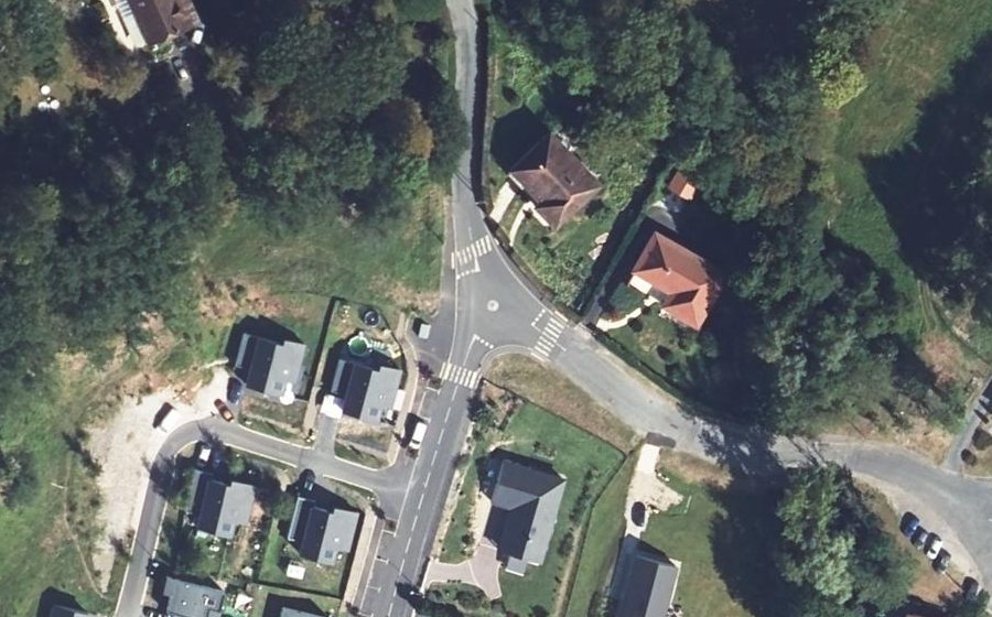 Vue aérienne du Mini-giratoire n°1868090972