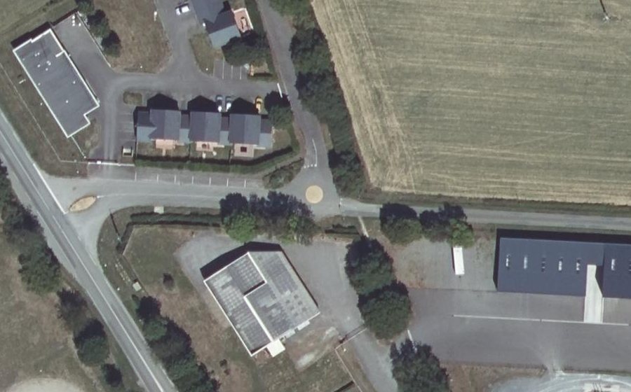 Vue aérienne du Mini-giratoire n°1869042797