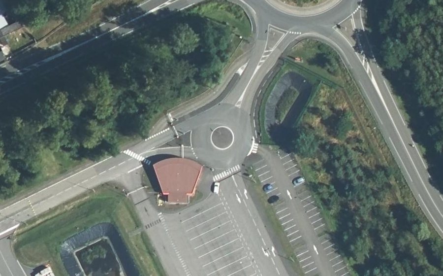Vue aérienne du Mini-giratoire n°1870655967