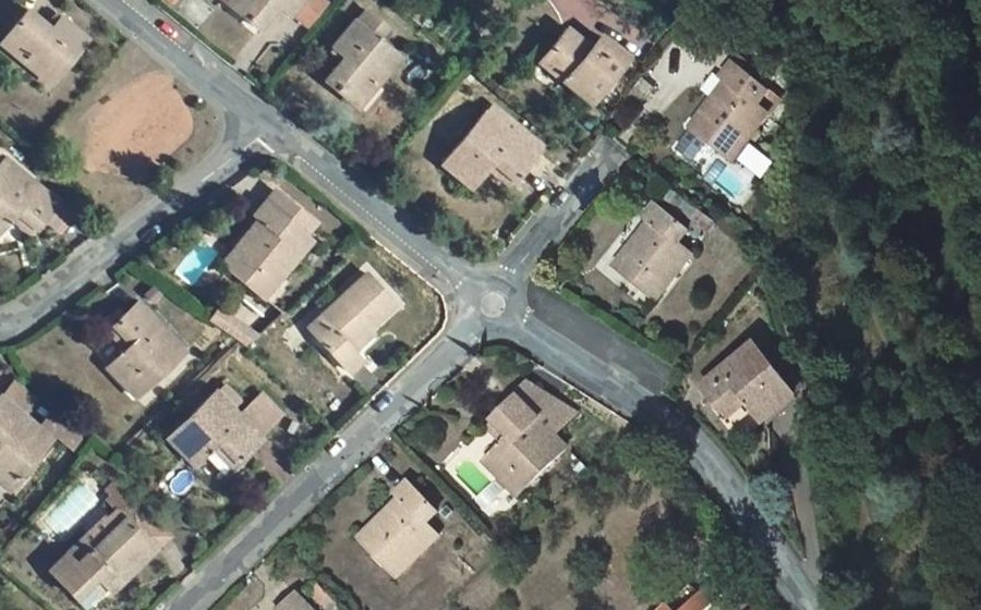 Vue aérienne du Mini-giratoire n°1871626764