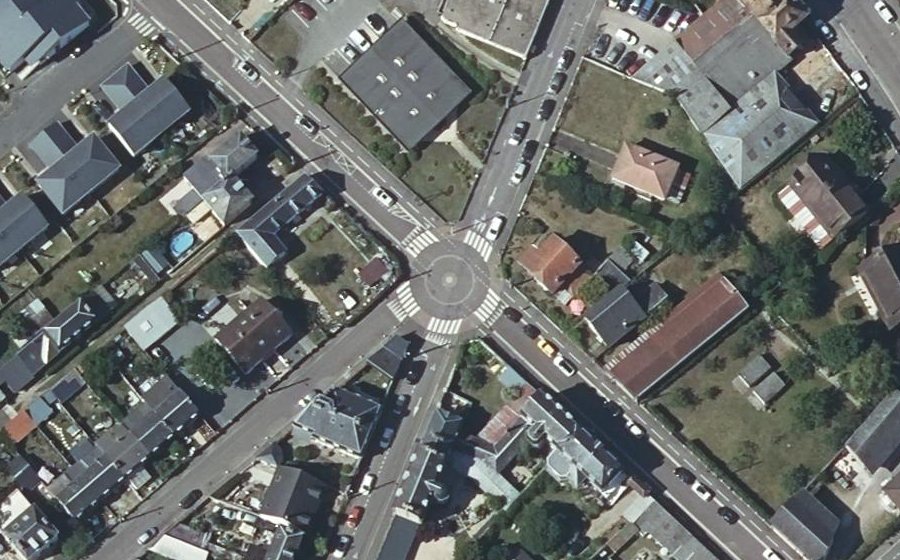 Vue aérienne du Mini-giratoire n°1872827887
