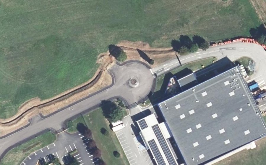 Vue aérienne du Mini-giratoire n°1874207418
