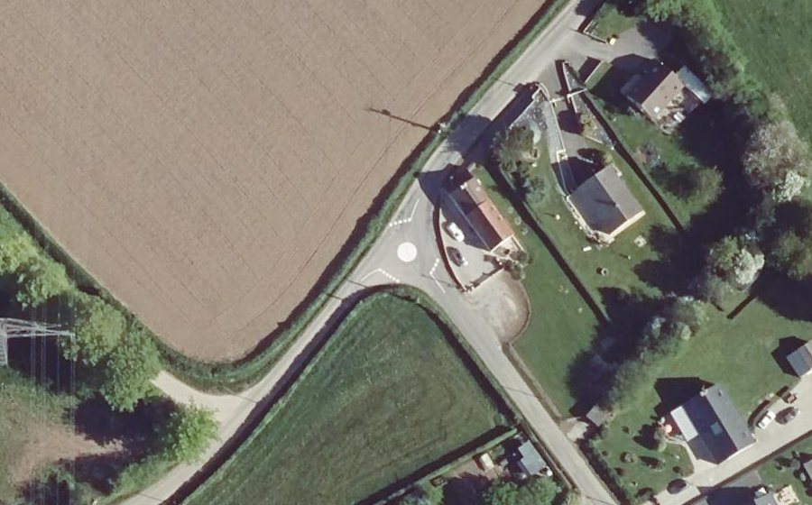 Vue aérienne du Mini-giratoire n°1874268834