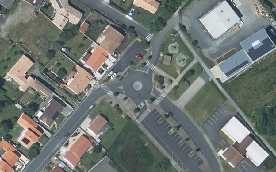 Vue aérienne du Mini-giratoire n°1874517499