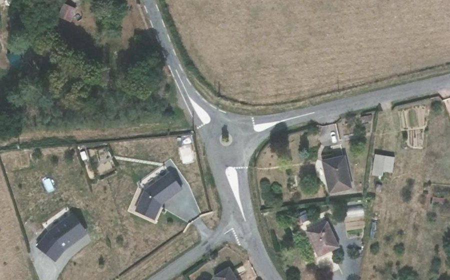 Vue aérienne du Mini-giratoire n°1874938361