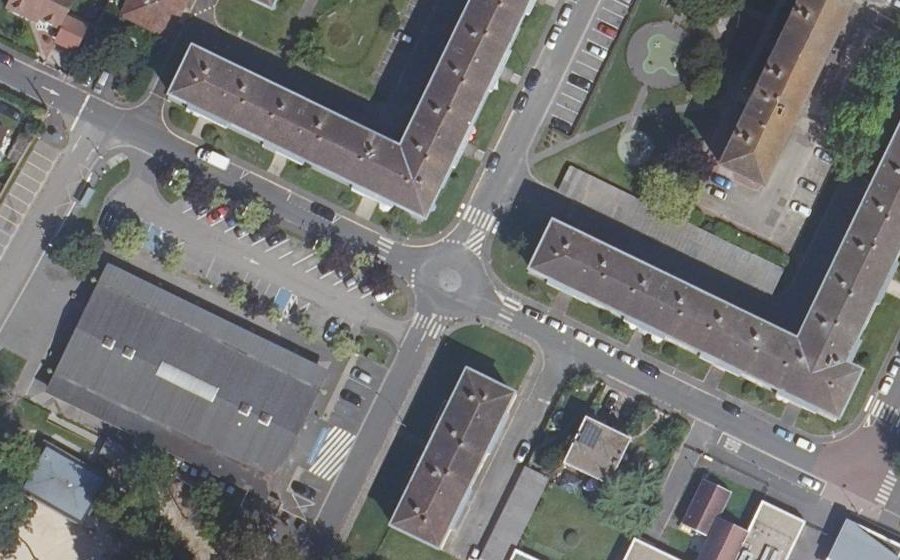 Vue aérienne du Mini-giratoire n°1876428428