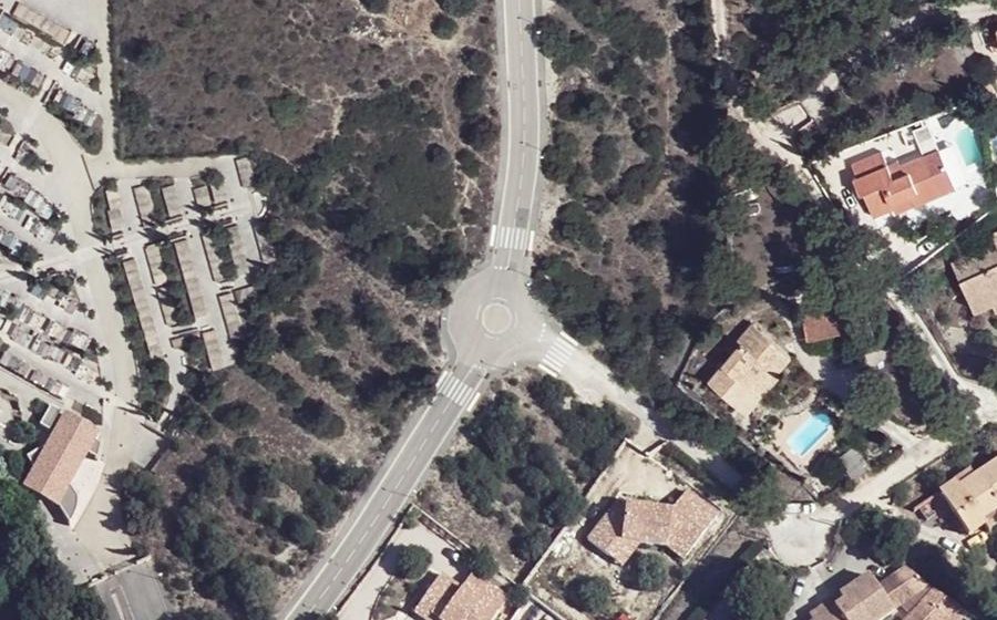 Vue aérienne du Mini-giratoire n°1876649306