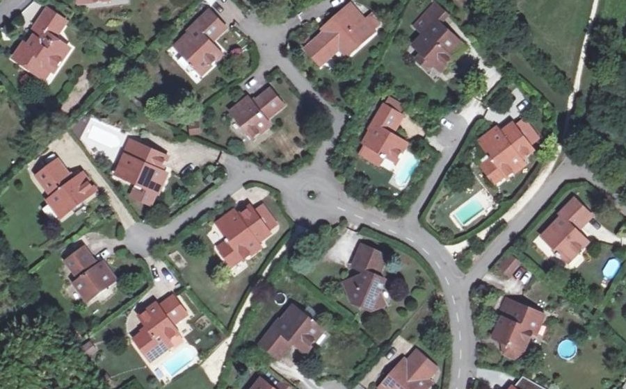 Vue aérienne du Mini-giratoire n°1877491812