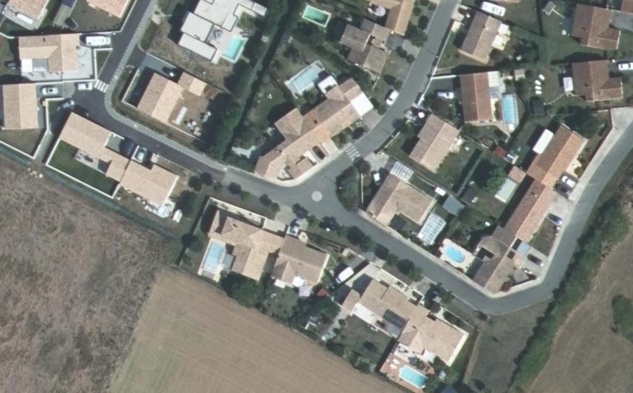 Vue aérienne du Mini-giratoire n°1877963144