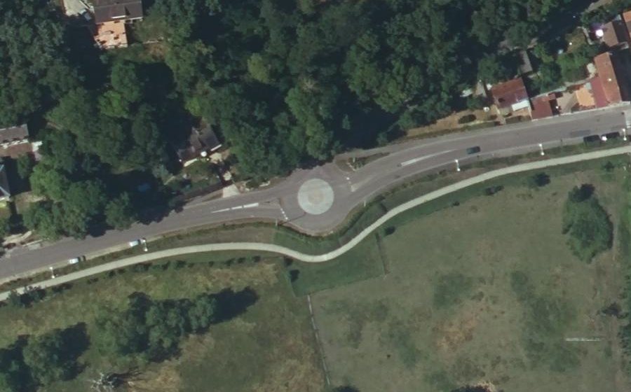 Vue aérienne du Mini-giratoire n°1879804892