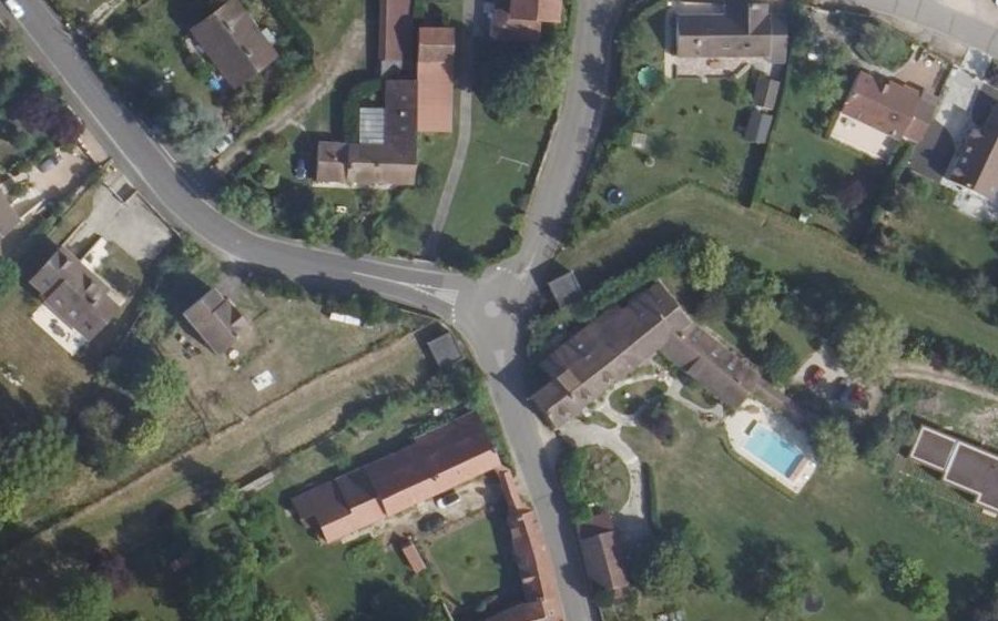 Vue aérienne du Mini-giratoire n°1882310869