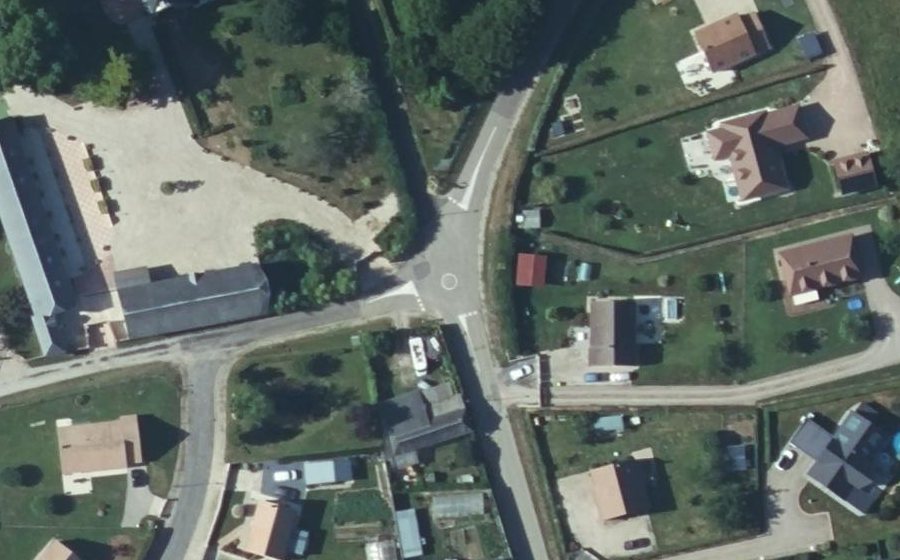 Vue aérienne du Mini-giratoire n°1884510071