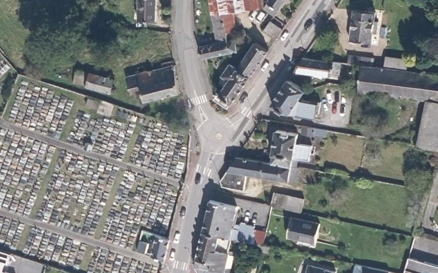 Vue aérienne du Mini-giratoire n°1888337381