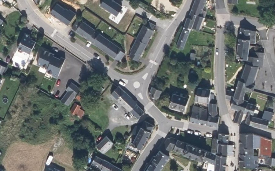 Vue aérienne du Mini-giratoire n°1892249444
