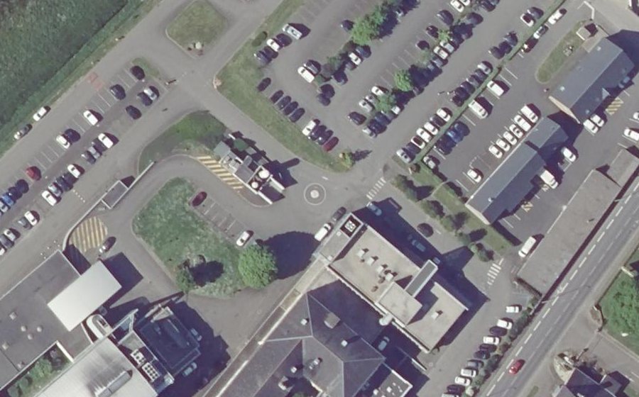 Vue aérienne du Mini-giratoire n°1893019371