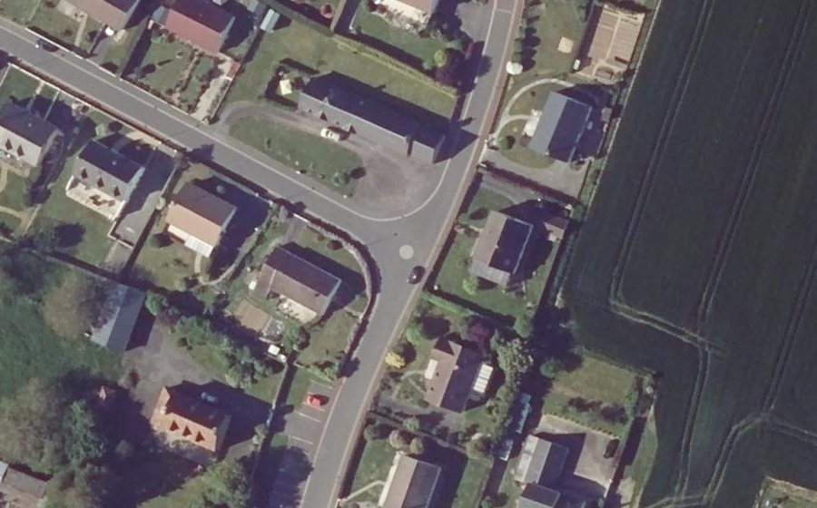 Vue aérienne du Mini-giratoire n°1893449861