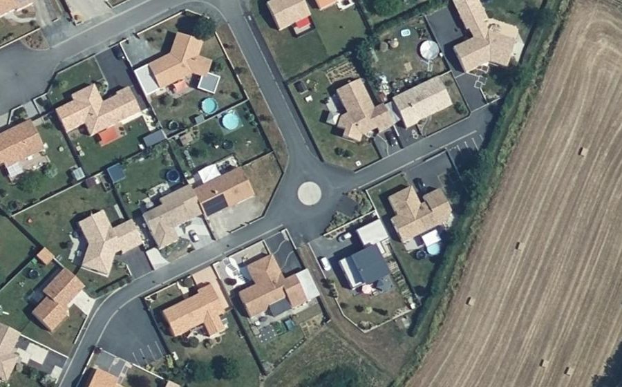 Vue aérienne du Mini-giratoire n°1896062437