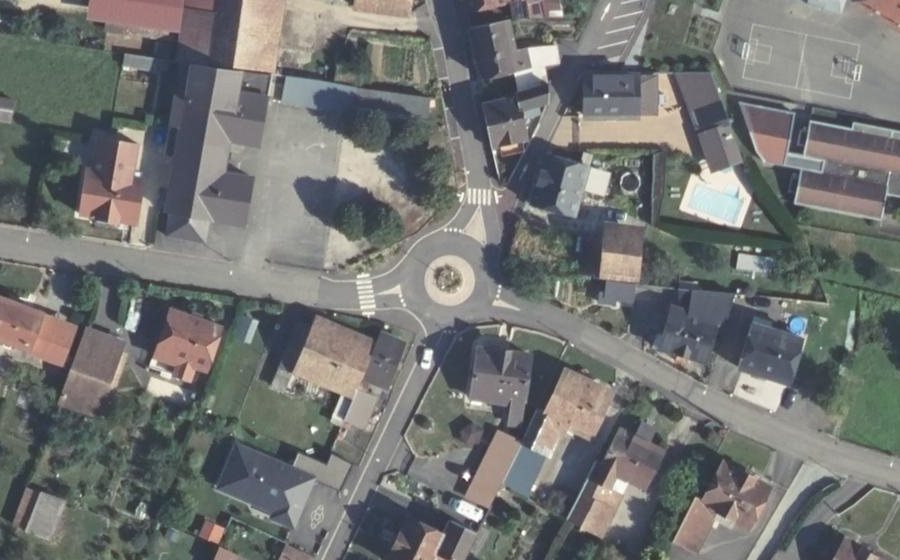 Vue aérienne du Mini-giratoire n°1899726607