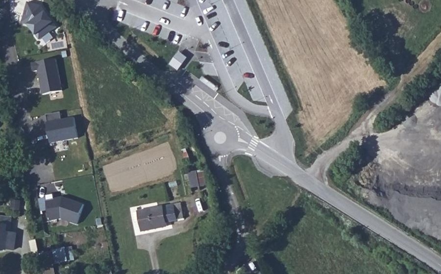 Vue aérienne du Mini-giratoire n°1900223866
